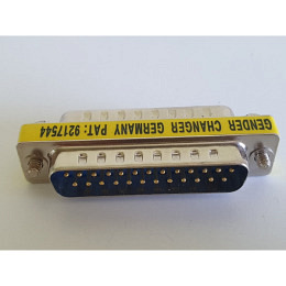 Adapter, Gender Changer, 2x 25-poliger..