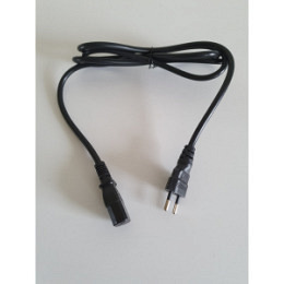 Computer Netzkabel schwarz