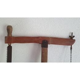 alte Holzsäge / Spannsäge