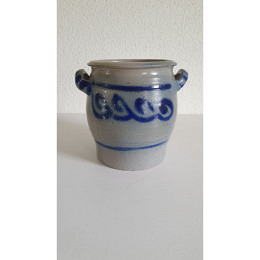 alter Steingut Keramik Topf