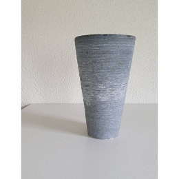 betongraue Keramik Vase