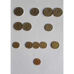 Jugoslawien Dinar 100/50/10/5/2/1 und ..