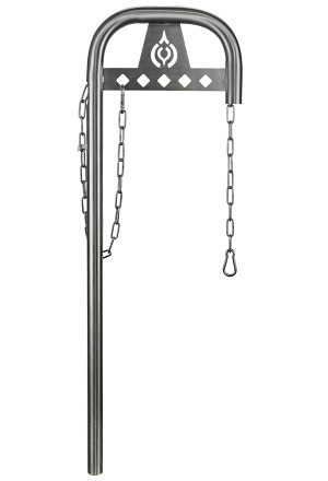 Galgenbogen 1000mm  - Set inkl. Kette & Haken "edelstahl"