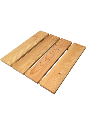 Holzsitz 42 x 42 cm "lärche natur"