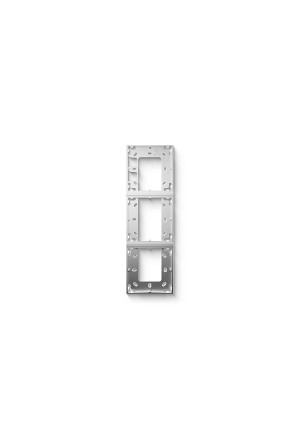 Montagerahmen 3-fach Silber