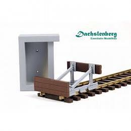 Prellbock Betonwiderlager