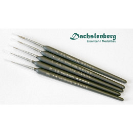 Set 5 hochwertige Naturhaar-Rundpinsel