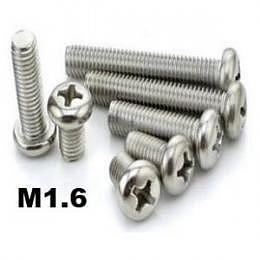 Rundkopfschrauben metrisch M1.6