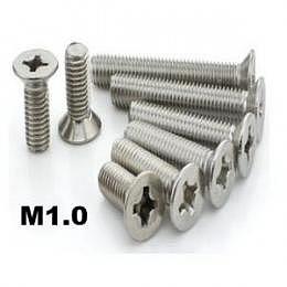 Senkkopfschrauben metrisch M1.0