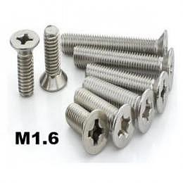 Senkkopfschrauben metrisch M1.6