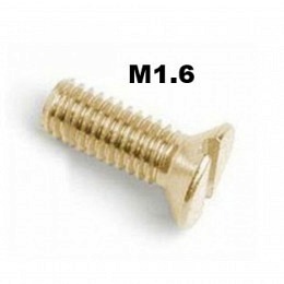 Messingschrauben Senkkopf M1.6