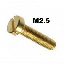 Messingschrauben Zylinderkopf M2.5