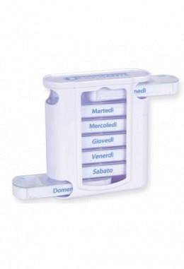 Portapillole settimanale 4x tower