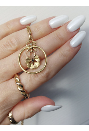 Symbol of Luck Art Nouveau French Pendant in FIX