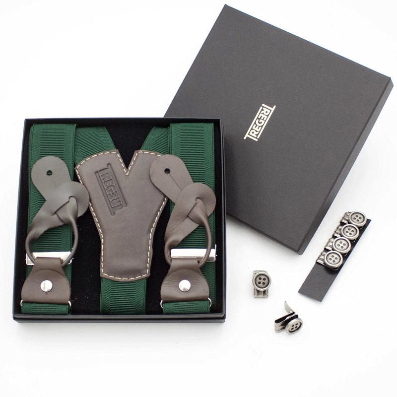 Hosenträger grün breit