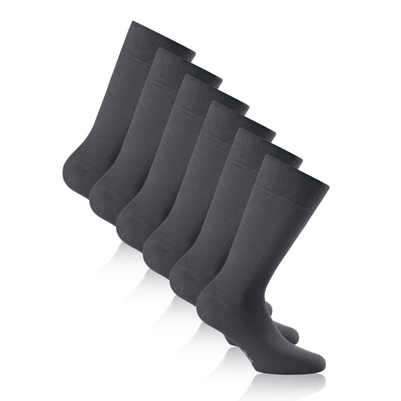 Socken Basic anthrazit 3er Pack 