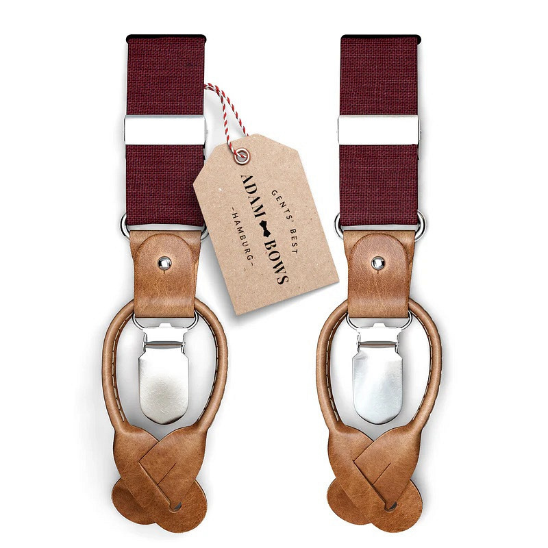 Hosenträger George bordeaux (inkl. Knö..
