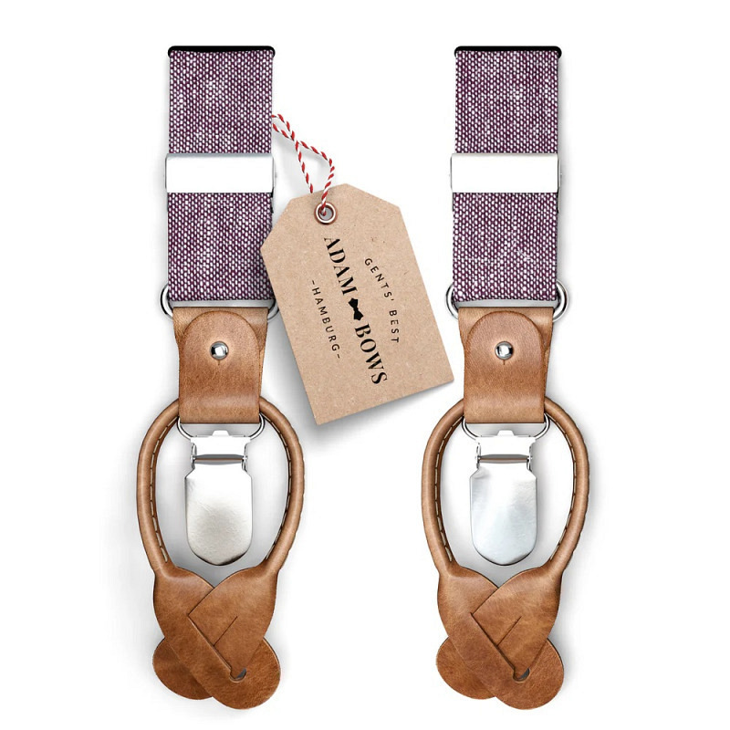 Hosenträger Jesper violett (inkl. Knöp..