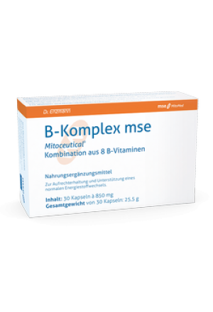 B-Komplex, 30Kps à 850mg, Nahrungsergänzung, mse