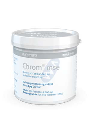Chrom III 0,05mg, 360Tbl. gebunden an Spirulina