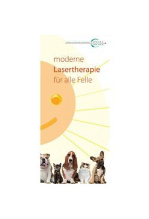 Flyer Lasertherapie Vet Kleintier