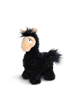 Nici Lama Lorenzo, schwarzes Stofftier 32 cm