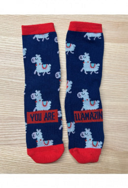 Socken 35-40 You are Llamazing blau