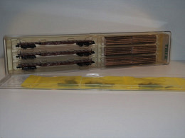 Trix Minitrix 13459 Set DB Flachwagen ..