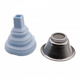 Stahlfilter mit Gummitrichter