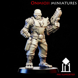 Cyberpunkt Modelle Figuren für Tableto..