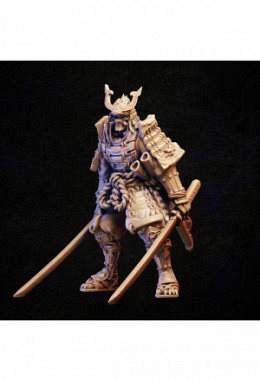 Samurai 3D Modelle Figuren für Tableto..