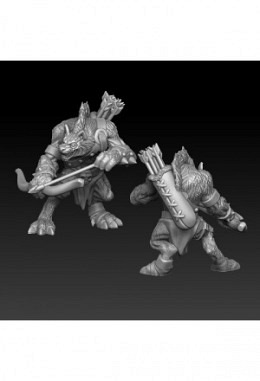 Gnolle 3D Modelle Figuren für Tabletop..