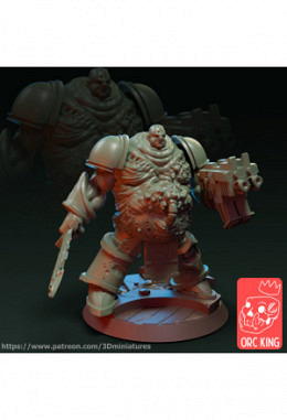 Blight Brutes with Bolter 3D Modelle F..