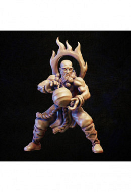 Kriergermönche Modell Figuren für Tabl..