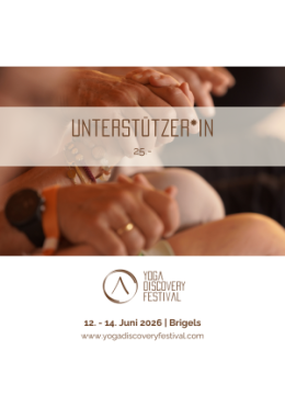 Unterstützerin 25.- - Yoga Discovery Festival Br..
