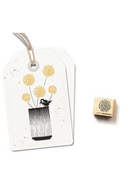 Ministempel  "Blüte"