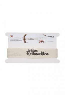 Druckband "Schöne Weihnachten" 35mm