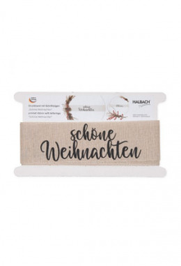 Druckband "Schöne Weihnachten" 60mm