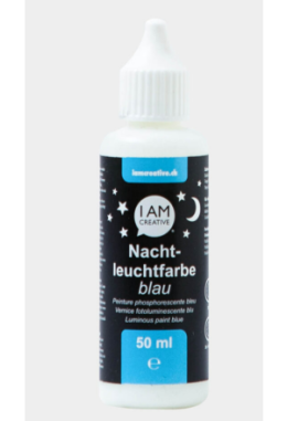 Nachtleuchtende Farbe "Blau"