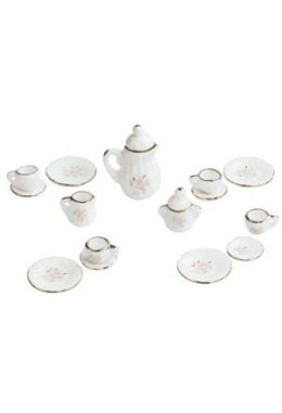 Kaffeeservice mit Goldrand