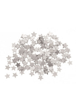 Pailletten Sterne silber