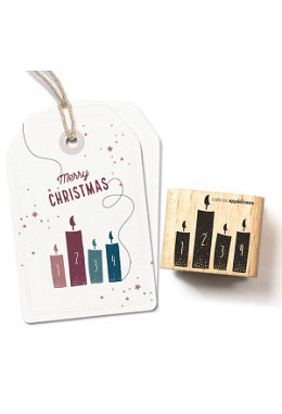 Stempel "4 Adventskerzen"