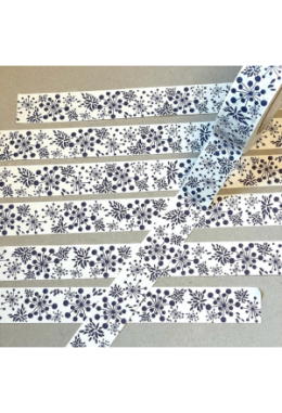 Klebeband "Schneeball" blau