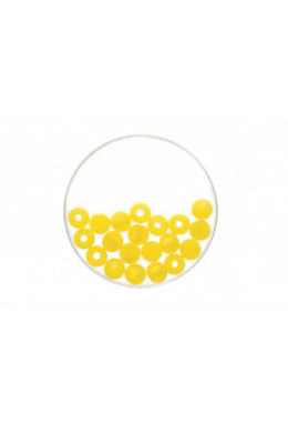 Perle Polaris 6mm gelb matt