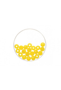 Perle Polaris 8mm gelb matt