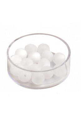 Perle Polaris 8mm weiss matt