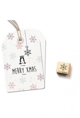 Ministempel Schneeflocke
