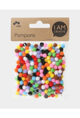 Pompon 7mm assortiert