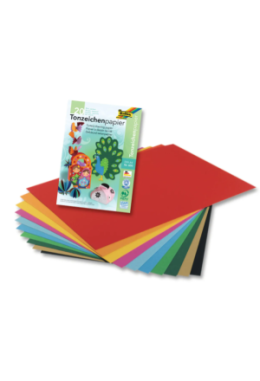Tonzeichenpapier farbig