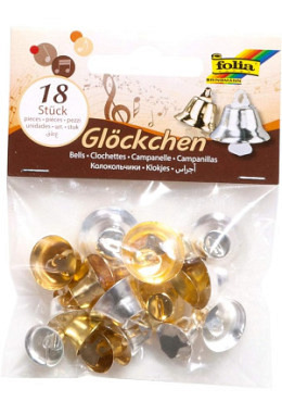 Glöckchen sortiert, 18 Stück